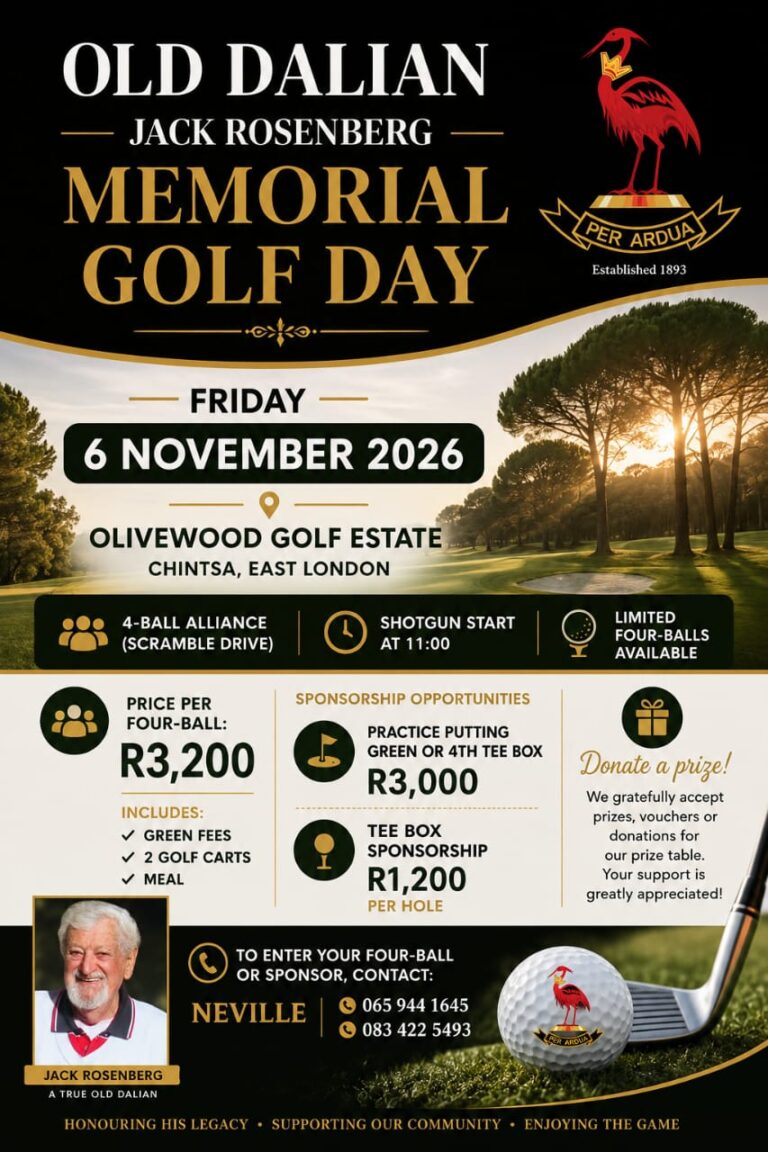 Old Dalian Jack Rosenberg Memorial Golf Day